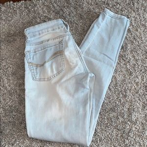 light washed out jeans